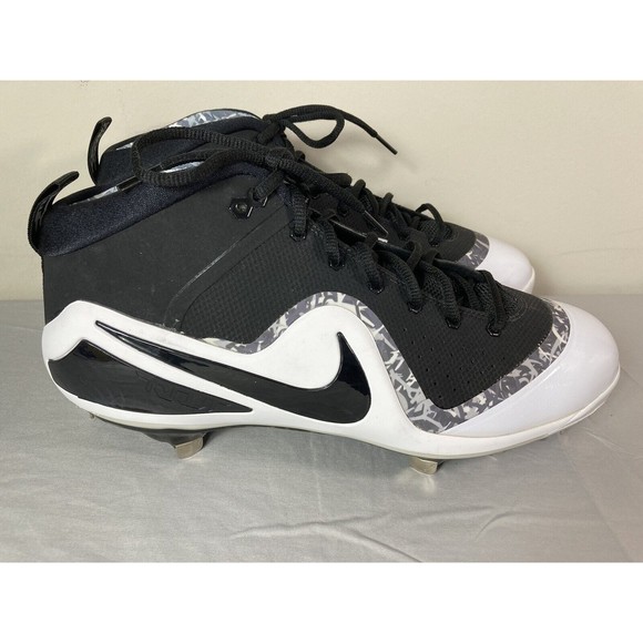 Nike Zoom Mike Trout 4 Metal Baseball Cleats Black and White Men\'s Size 11.5 NEW main image 6